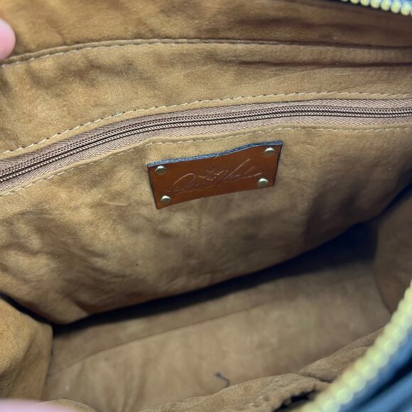 Patricia Nash Leather Ava Medium Tote with Crossbody Strap Tuareg Woven - Picture 14 of 16